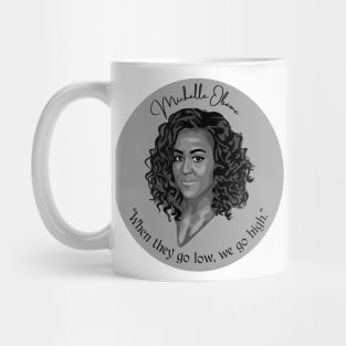 Michelle Obama Portrait and Quote Mug